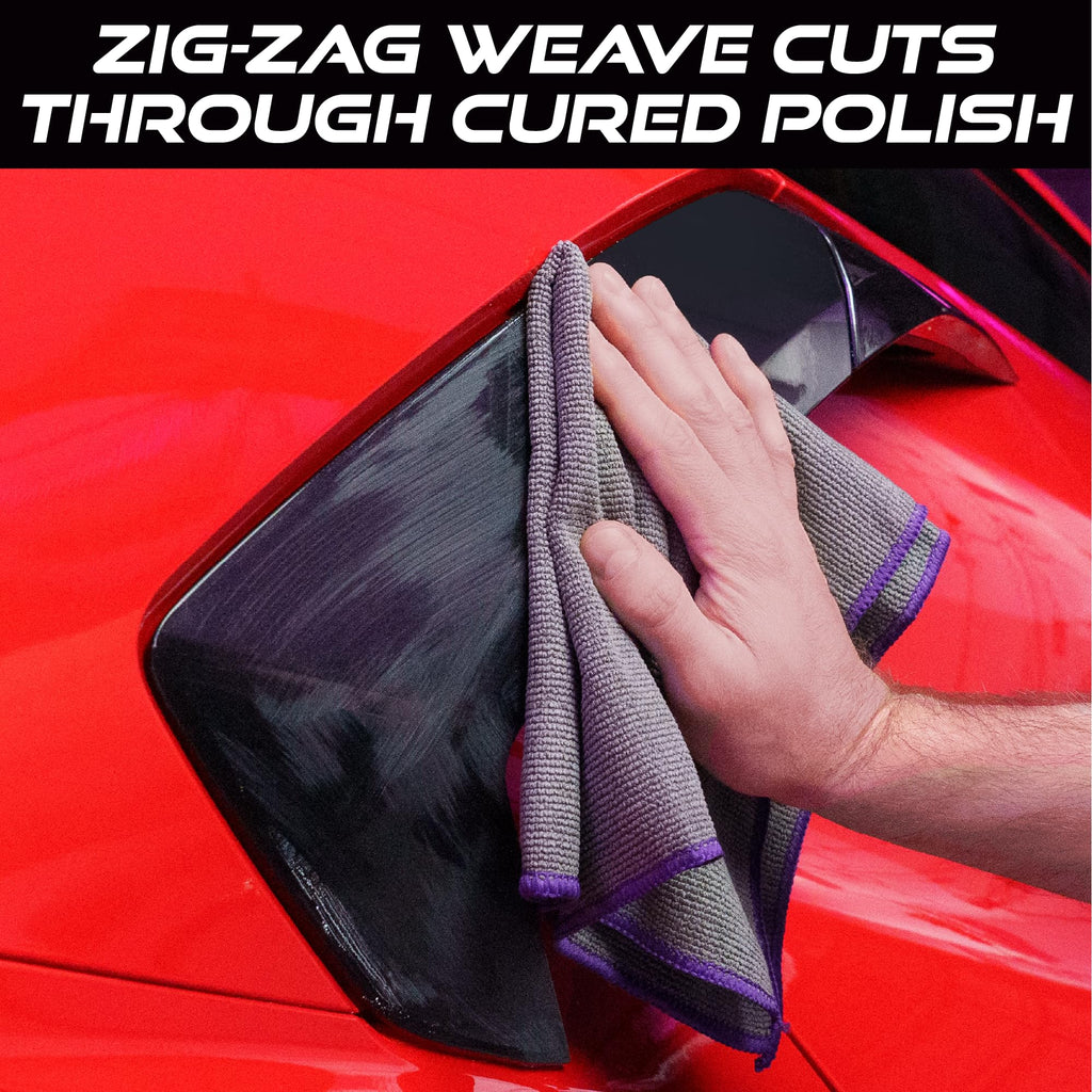 Microfiber Cleaning Cloth for Car Wax Removal (3 Count)