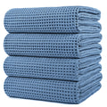 430 GSM Poly Blend Microfiber Quick Dry Waffle Bath Towel (4 Count)