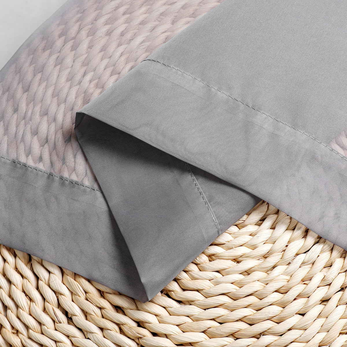 Charcoal Grey Sheer Scarf Valances for Windows 216 Inch Extra Long (2 Count)