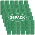 Matthew 18'' 36 Pcs Microfiber Mop Replacement Pads for Wet Dry Multi (36 Count)